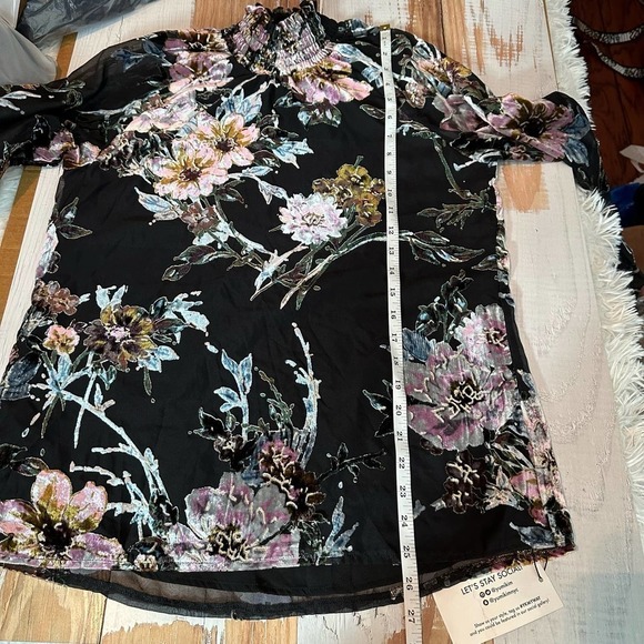 Yumi Kim Lexington Ave Blouse in Timeless Velvet Burnout Size Small - Picture 8 of 12